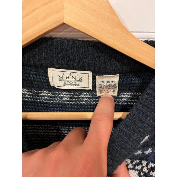 Vintage Patterned Sweater - Picture 2 of 3